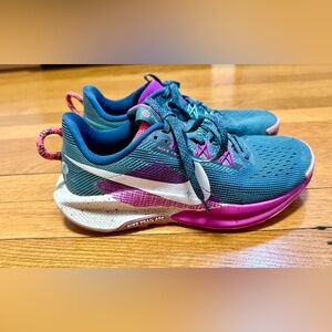 Nike Women's Trail Running Shoes — Teal, Pink & White